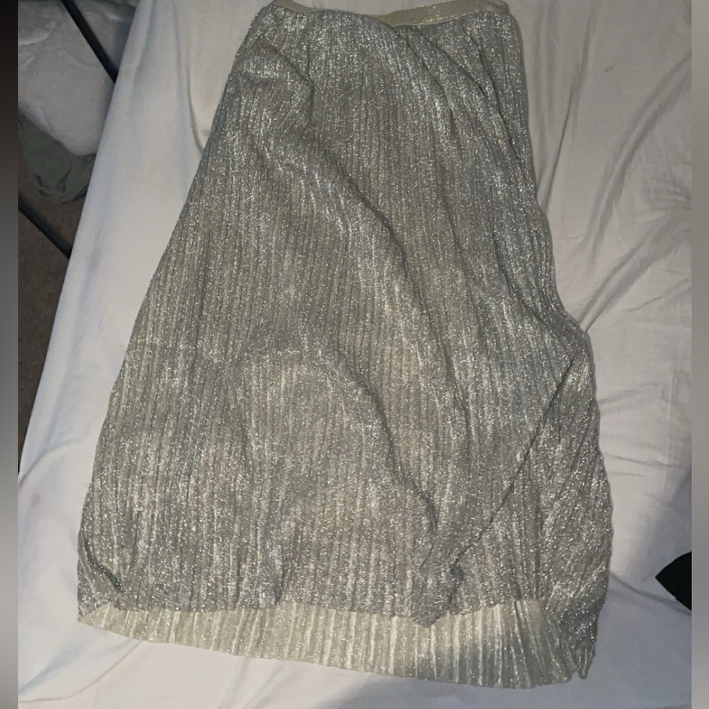 silver kimchi blue midi skirt